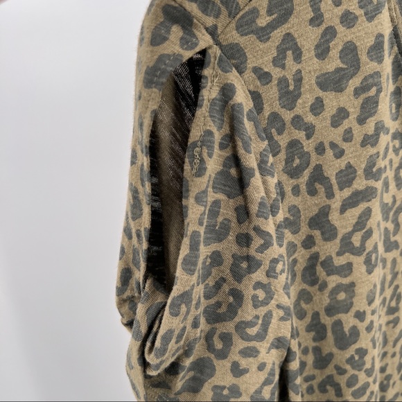SANCTUARY SO TWISTED T-SHIRT DRESS ANIMAL PRINT  Size XL NWT - Picture 6 of 10
